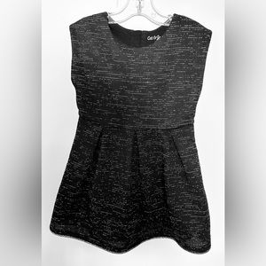 Black & Silver Dress Knit Dress